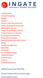 Mobile Screenshot of ingate.de