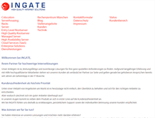 Tablet Screenshot of ingate.de